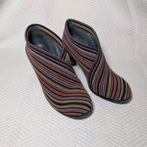 United Nude Fold Mid Multicolour Ankle Boots Size 39 8.5 Booties